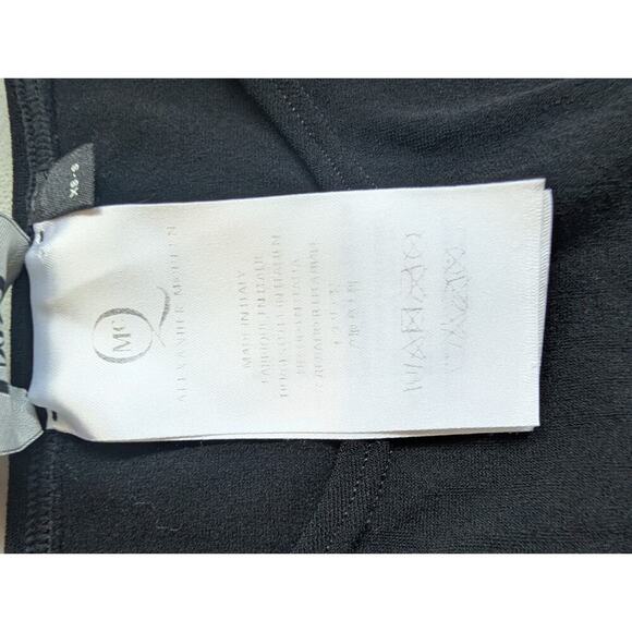 McQ BY ALEXANDER MCQUEEN Long-sleeve Mesh BODY-CON DRESS Sz XS/S Black #FC501 - Picture 9 of 13